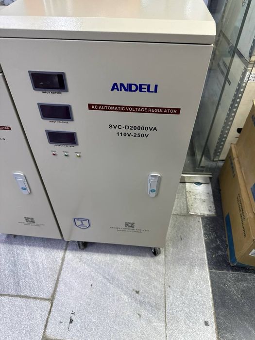 Andeli 20.000kv 110/250 стабилизатор напряжения с Qr - кодом
