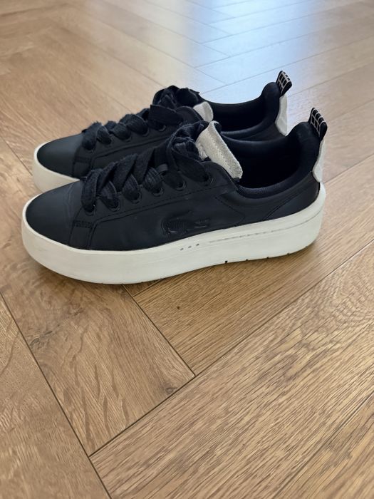 Кеды черные lacoste