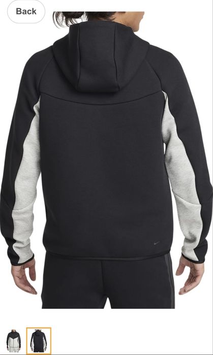 Сивочерен nike tech fleece горнище XS размер