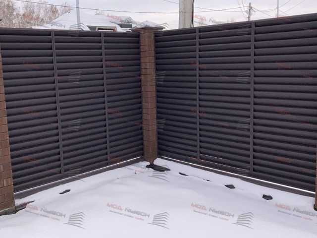 Забор жалюзи еврозабор