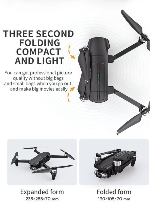 Drona  Camera electrica 4K ,Gimbal axe,D 1200m,Zbor 35 min,GPS,5G,Noua