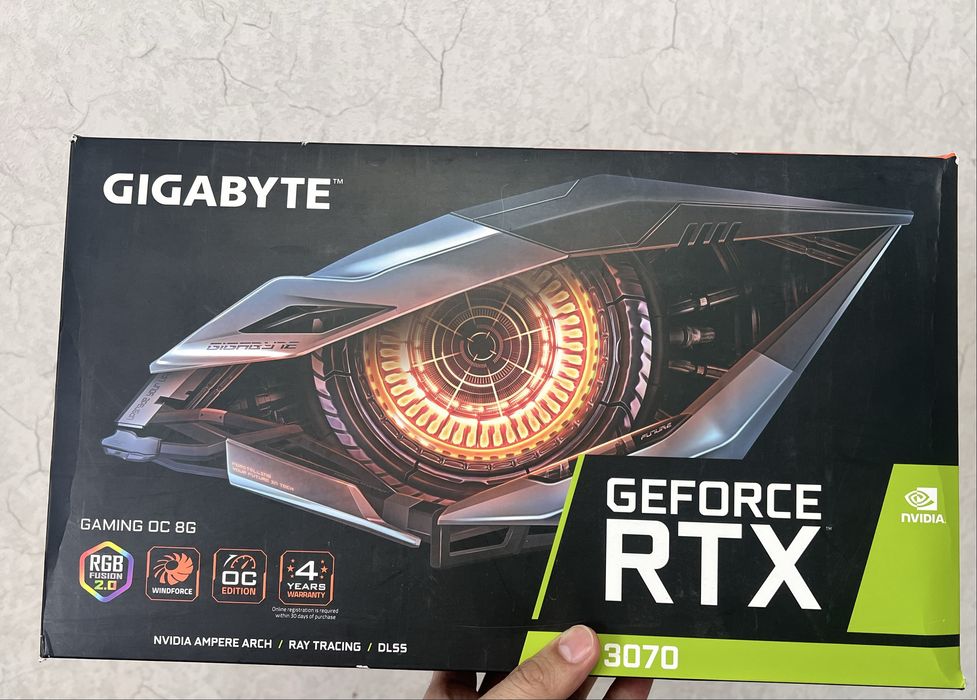 Продам видеокарту RTX3070