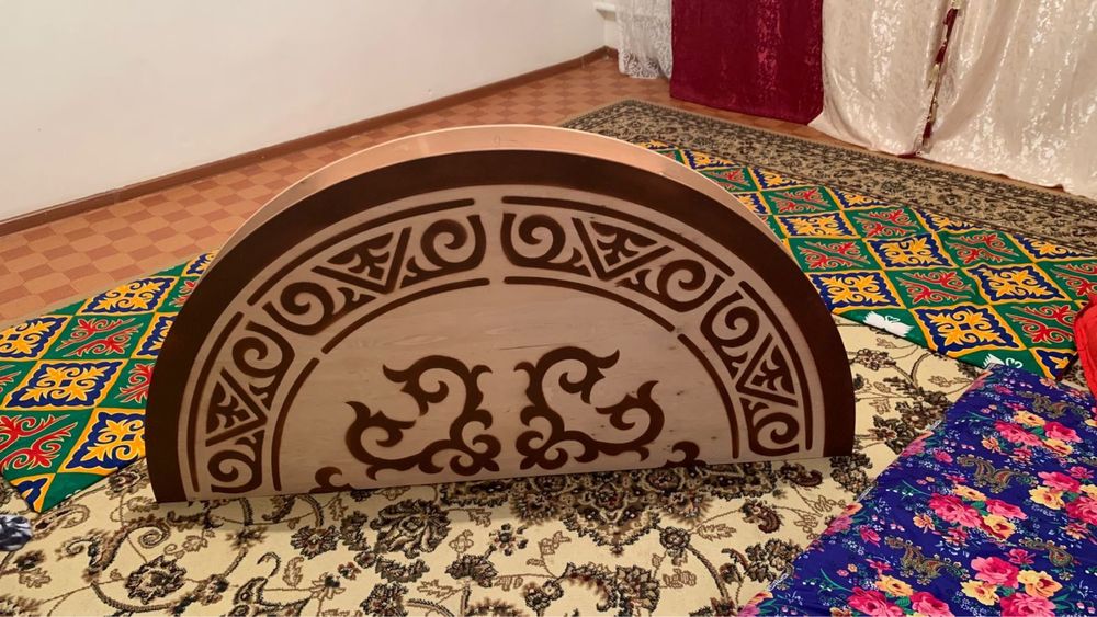 Жиналмалы дөңгелек жер стол