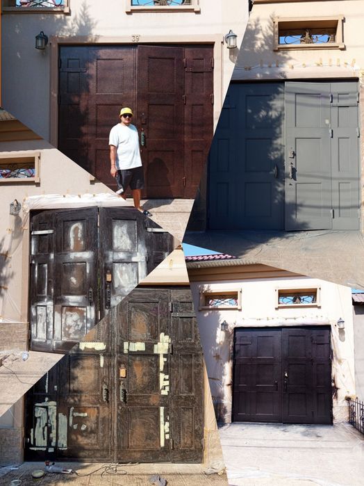 Покраска ворот ремонт ворот