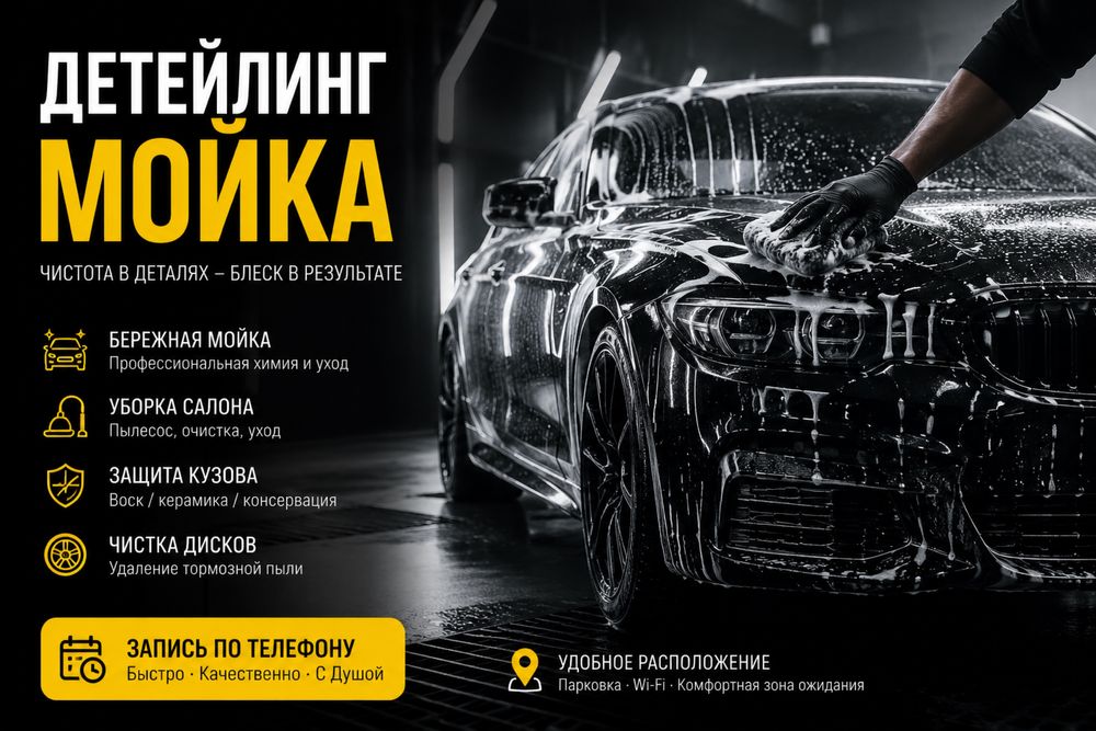 Профессиональная мойка авто