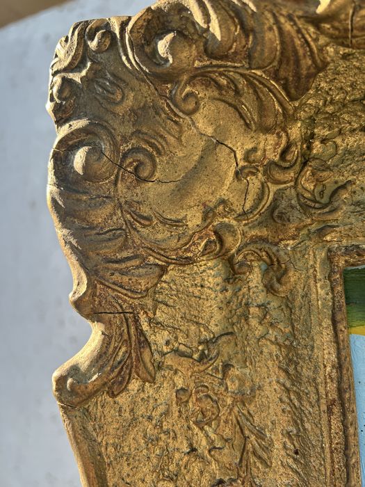 Tablou vechi pe panza