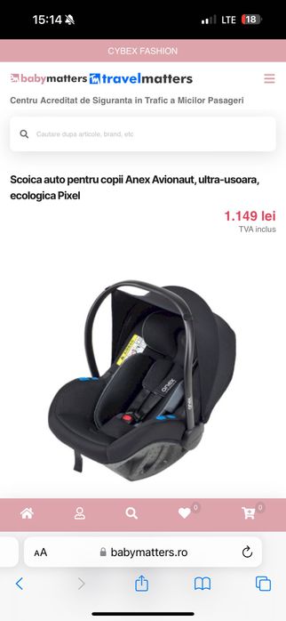 Vând cărucior în stare foarte bună