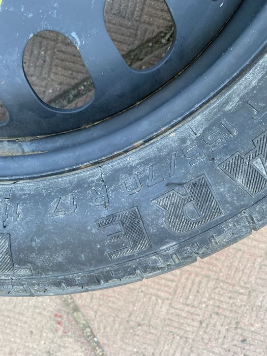 Резервна гума патерица 5х112 Мерцедес Ауди