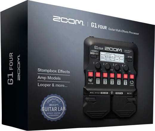 Новый гитарный процессор ZOOM G1 FOUR
