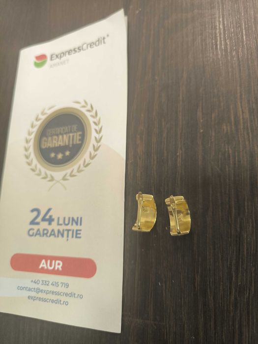 Cercei aur 18k 5,43 grame (AG24 b.43412)- Garantie 2 ani!