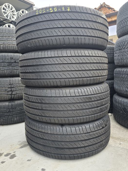 4 Броя 205/55/17 Michelin 7mm 21dot КАТО НОВИ