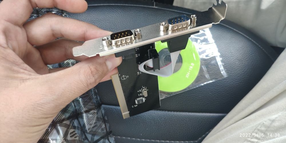 Переходник RS-232 Com port to PCI