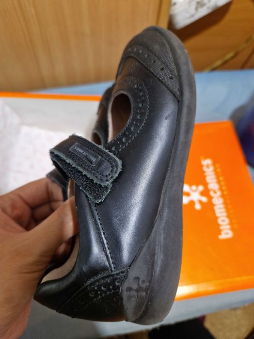 Туфли кожаные школьные на девочку