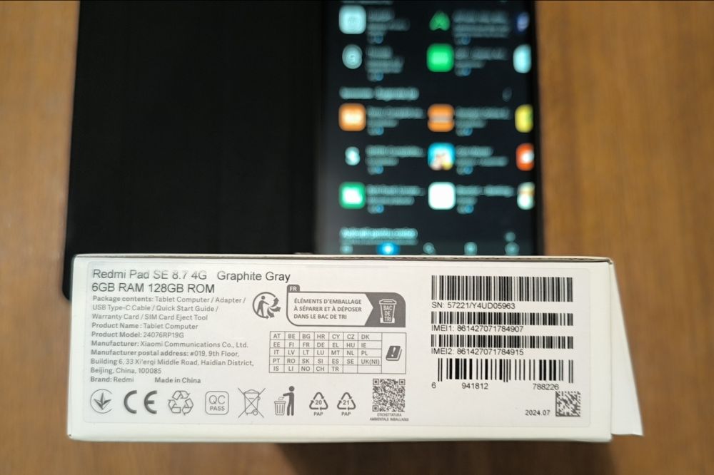 Xiaomi Redmi Pad SE 8.7 128GB 6GB RAM SIM- WiFi