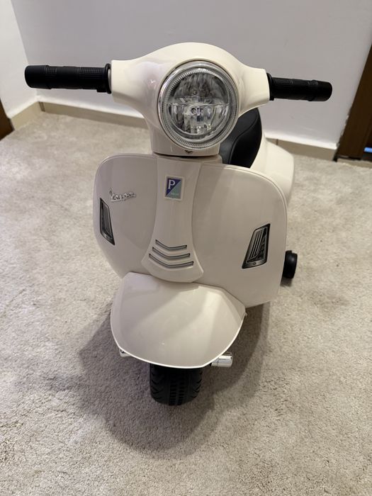 Motocicleta electrica pentru copii 18-36 luni, 66,5x38x52cm, Alb