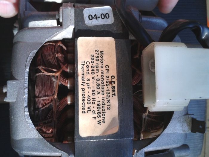 Ел. мотор за сушилня Горение