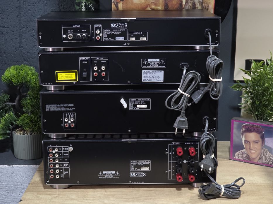 Linie audio SONY ,amplificator, deck,tuner,cd player , hifi retro