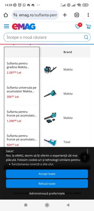 Motosuflanta MAKITA