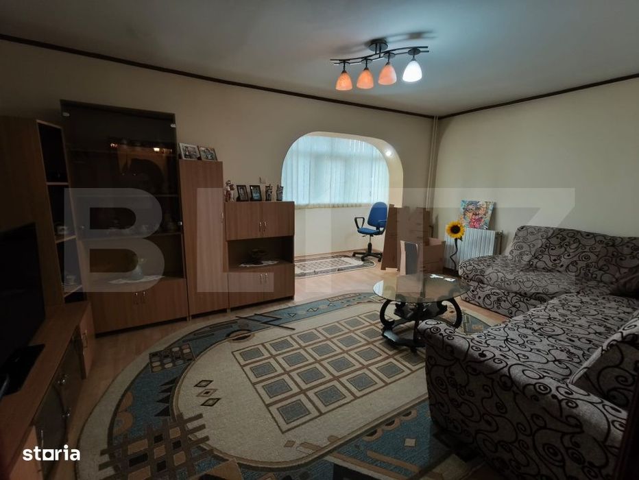 Apartament 3 camere decomandat, 63 mp, etaj 2/4 zona Rovine — fotografia 1