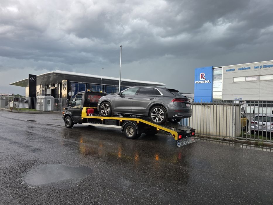 Tractări Auto NON-STOP Ploiești  Autostrada A3,  Autostrada A7,Platformă Auto 24/7