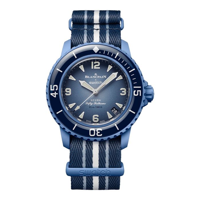 Blancpain X Swatch Scuba Fifty Fathoms Pacific Ocean