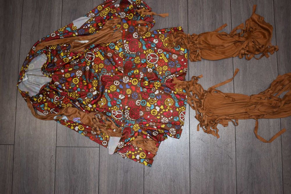Costum Carnaval, Halloween, Serbare HIPPIE Import SUA
