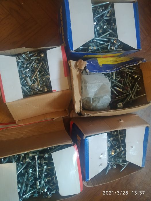 Шурупы, саморезы, гвозди