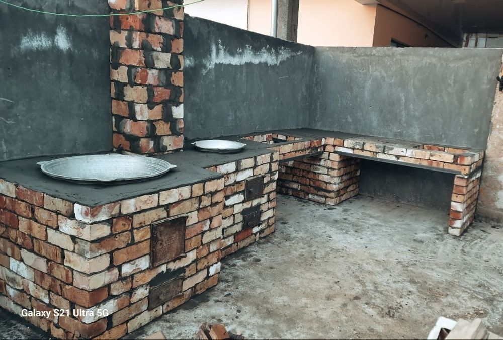 Учок, мангал, тандир, ёзги ошхона камин, печка, тез ва сифатли