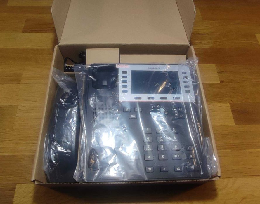 Telefon IP, Telefon Fix VOIP - SWISSVOICE CP2505G Color - 6 Linii SIP