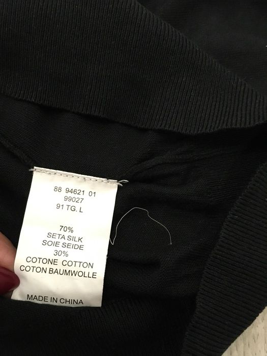 Cerruti 1881 жилетка коприна и памук L