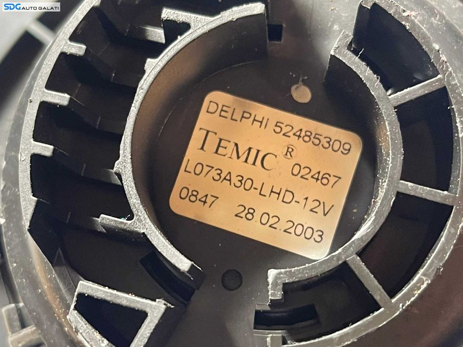 Aeroterma Motoras Ventilator Habitaclu Bord Opel Astra G 1998 - 2004 Cod 52485309