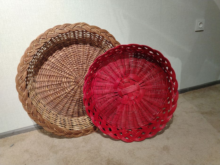 Продам плетенные корзины за 12 штук ны для фруктов и не только!