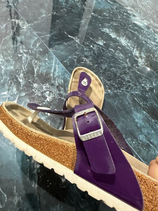 Birkenstock Gizeh Patent Avai Purple