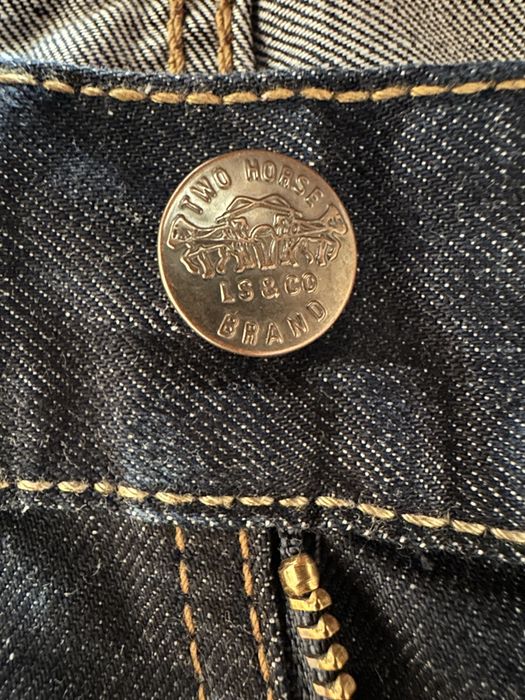 Тъмносини винтидж дънки Levi’s 514