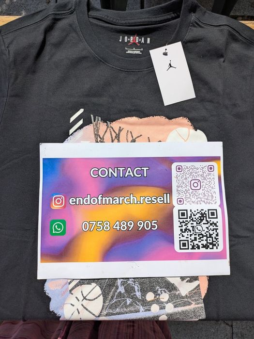 Tricou Jordan negru, Air Jordan L