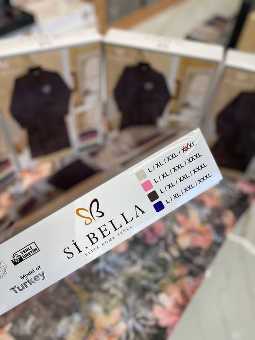 Банный халат вафельный в коробке