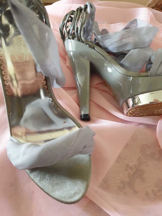 Sandale stiletto de ocazie Janni&Janni cu serie! 36, NOI!