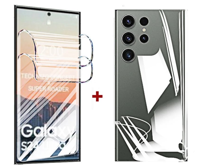 Folie Regene Silicon Fata Spate Samsung S22/S23/S24/S25/S26 PLUS ULTRA