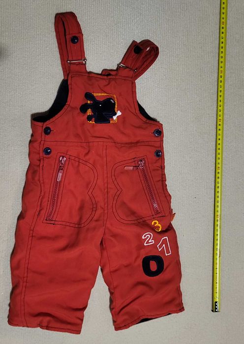 Pantaloni salopeta bebe Akimbo 9 luni (74 cm)