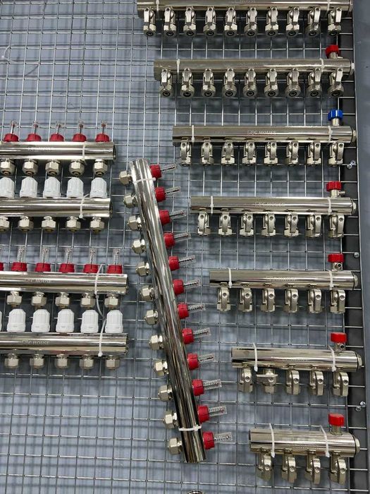 Коллекторы расходомерами для теплого пола tepliy pol kollektor