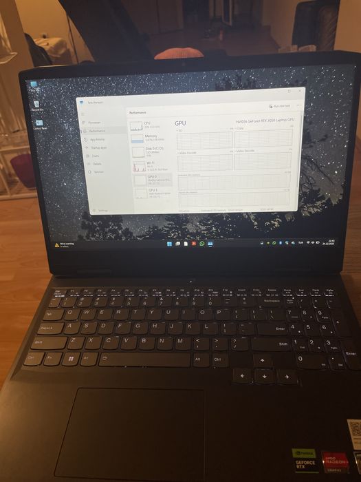 Laptop Lenovo IdeaPad gaming 3 rtx3050