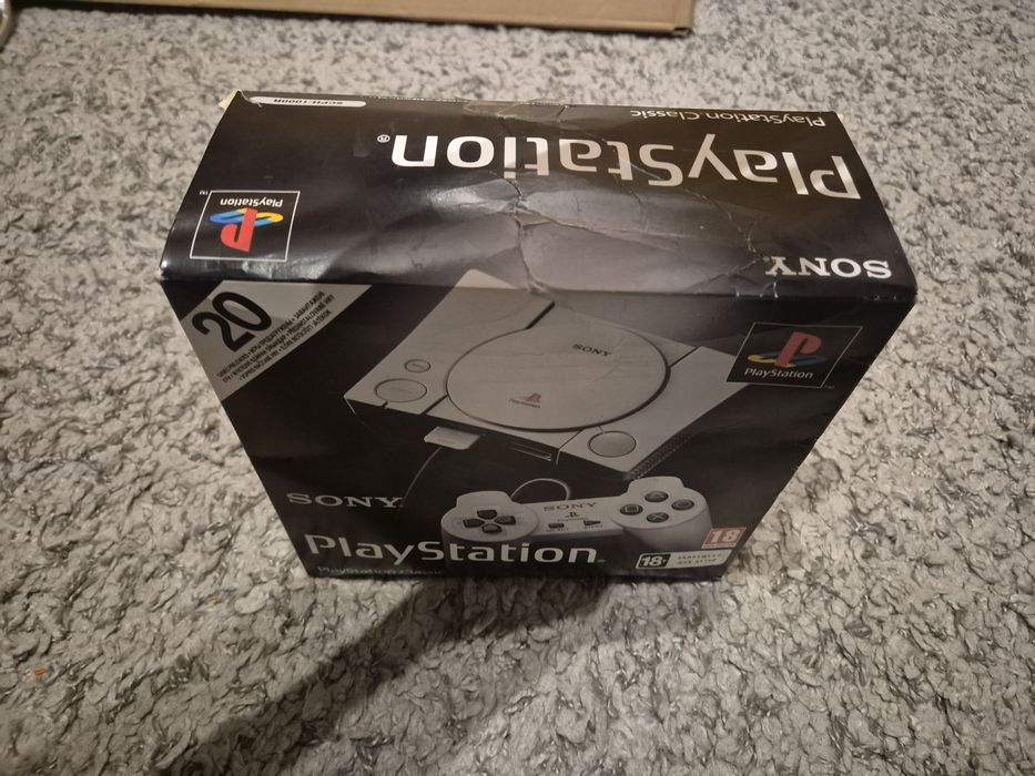 PS Playstation classic  retro  mini clasic Sony 20  jocuri  la cutie