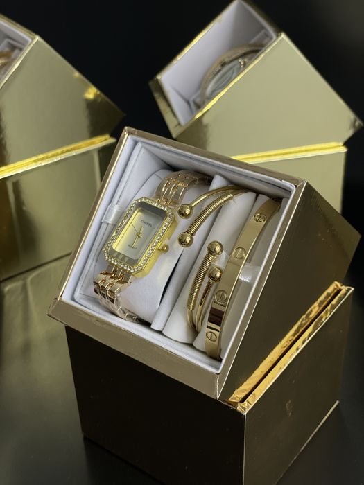 Часы для девушек, Наручные часы, Набор Pandora, Dior, Chanel