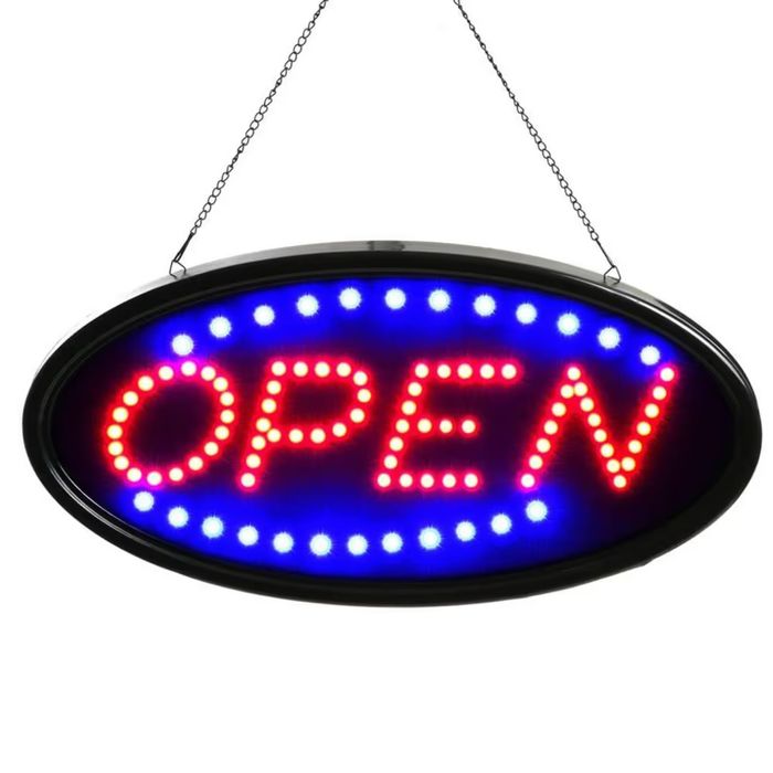 LED табела, 48x25cm OPEN/ отворено