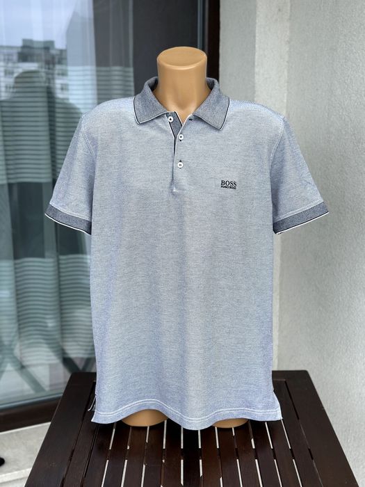 Мъжка поло тениска BOSS Hugo Boss - размер L/XL, КАТО НОВА