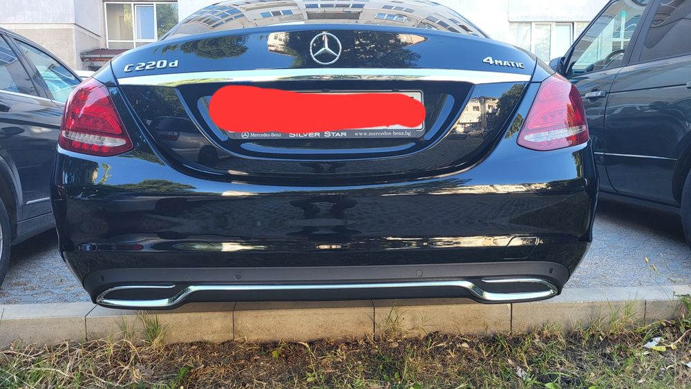 Части за Mercedes W205 C-Class (задна броня, решетки 3 броя)