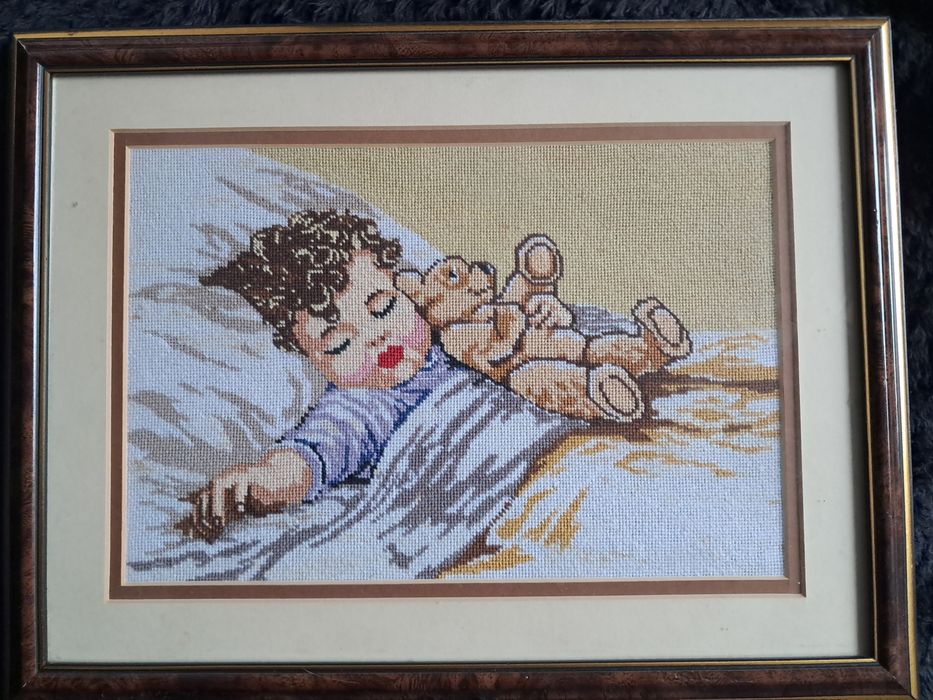 Goblen Bebe cu ursuleț