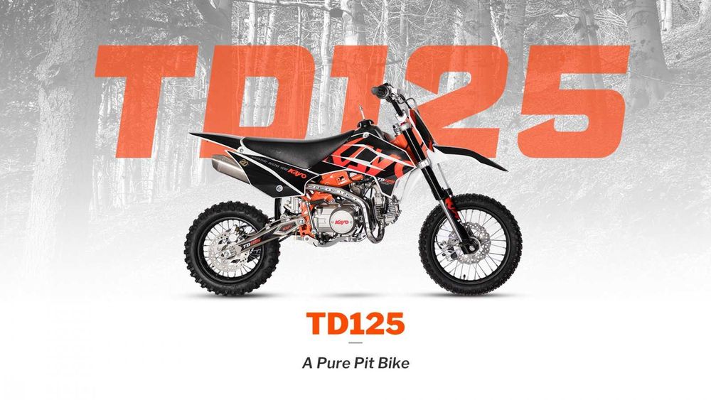 Motocicleta cross enduro copii/tineri KAYO TD125(4T,8cp)la MYMOTO CLUJ