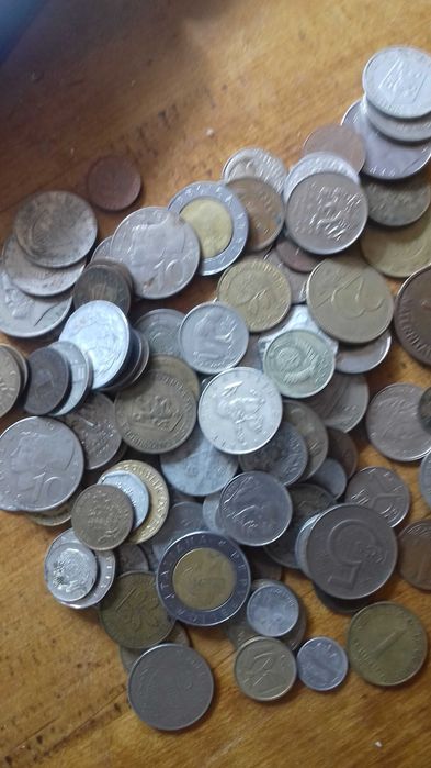 Colectie bancnote si monezi