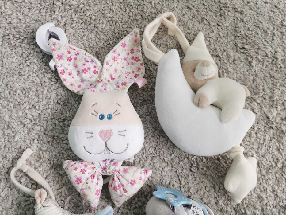 Плюшени бебешки музикални играчки сет